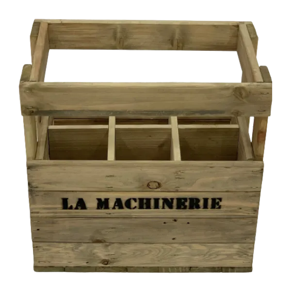 Casier-6-bouteilles-75-cl-bois-gris-Ref-101012